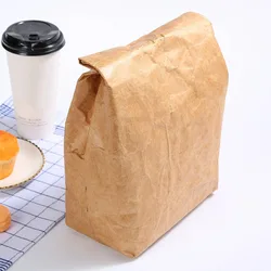 Bolsa Bento Kraft isotérmica reutilizable para pesca al aire libre