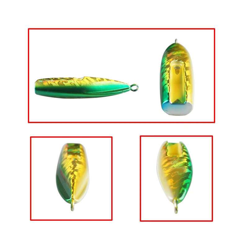 AS-señuelo de Pesca de cebo lento, cabeza de plantilla de Metal, falda de pulpo Leurre, pez Kingfish japonés, pargo, Grouper, Inchiku, 100g120g150g200g250g - imagen 3