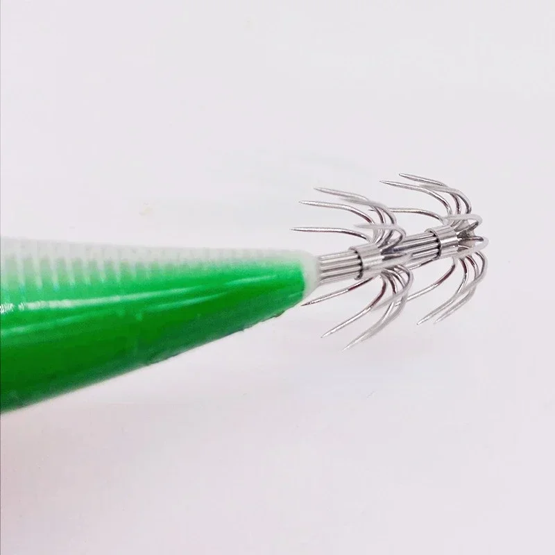 Plantilla de calamar luminosa para pesca, señuelo tipo Gamba de madera, 7,5 cm, 10g, cebo Artificial, señuelo de pulpo con cuentas de sonido, cebos para camarones y sepia, 1 Uds. - imagen 5