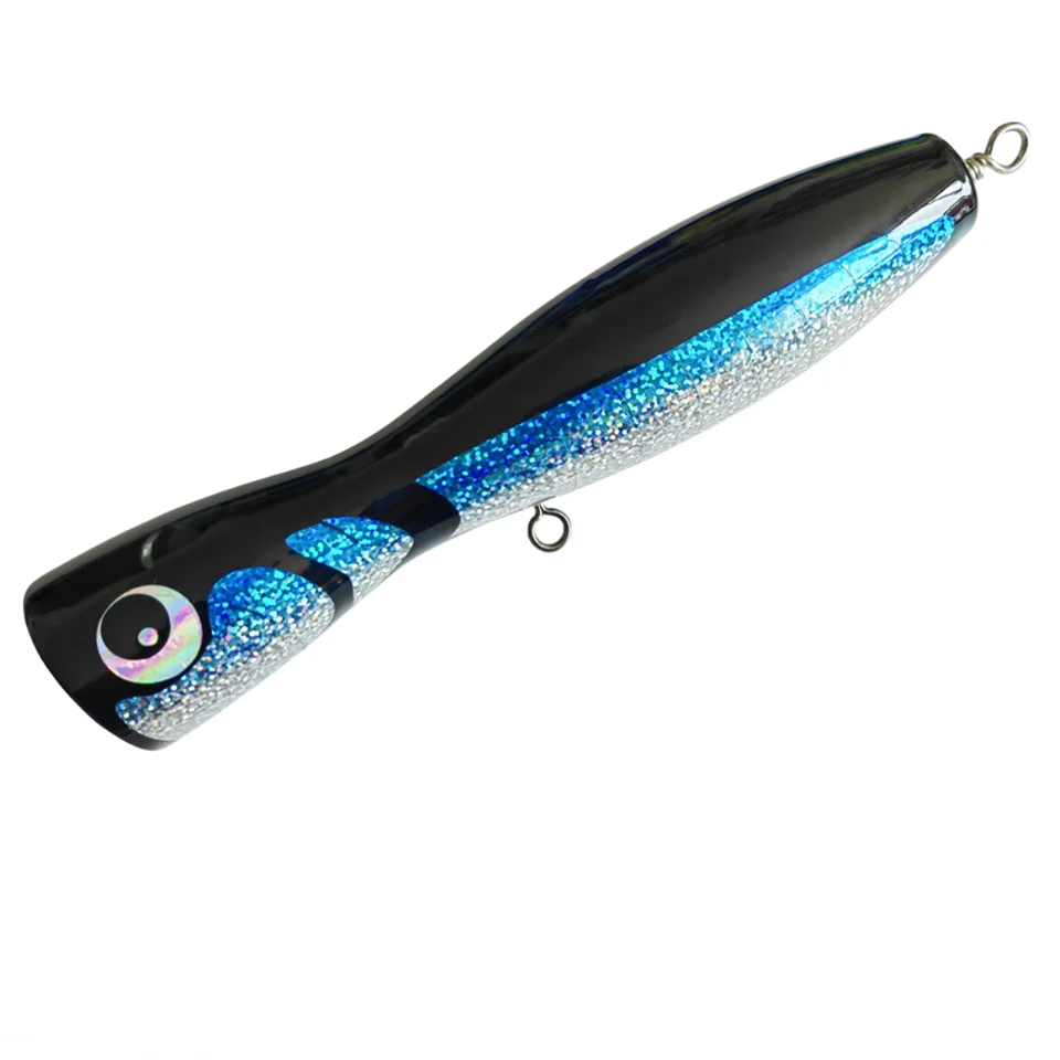 SWOLFY-Cebo de pesca de 21,5 cm y 120g, señuelo de madera para agua salada - imagen 4