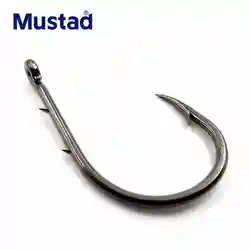 Mustad 10757 Anzuelos con púas – Acero de alto carbono para marinos