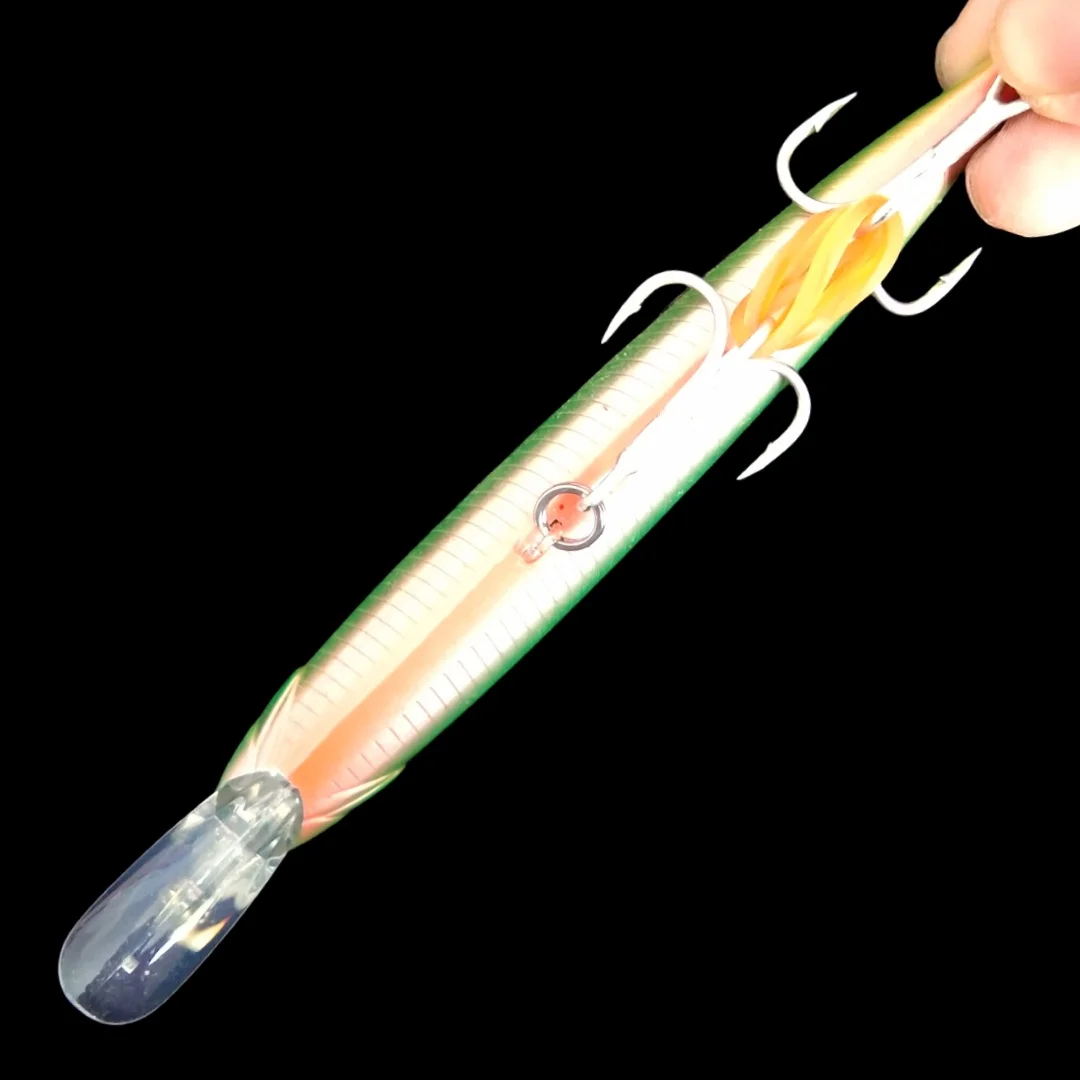 Swolfy-señuelo de pesca de mar de agua salada, pececillo pesado, 12cm, 40g, cebo Artificial profesional, accesorios de pesca, señuelo para Lucio - imagen 4