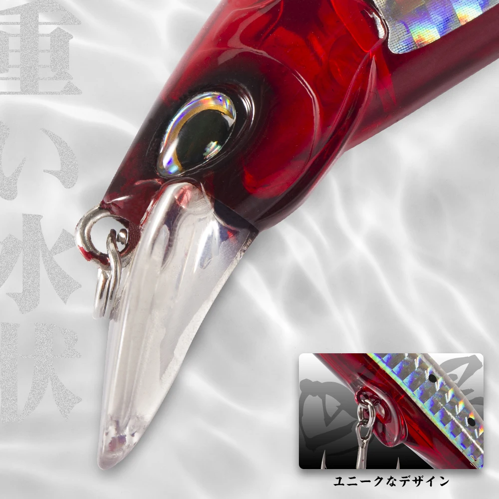 Hunthouse-señuelo de pececillo Jerkbait de hundimiento, señuelo Artificial duro de 95mm/28G 120mm/41g para pesca biónica en agua salada - imagen 4