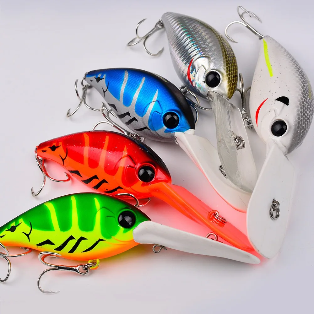 Crankbait sonajero flotante 12,5 cm – Señuelo duro ruidoso para lubina - imagen 4