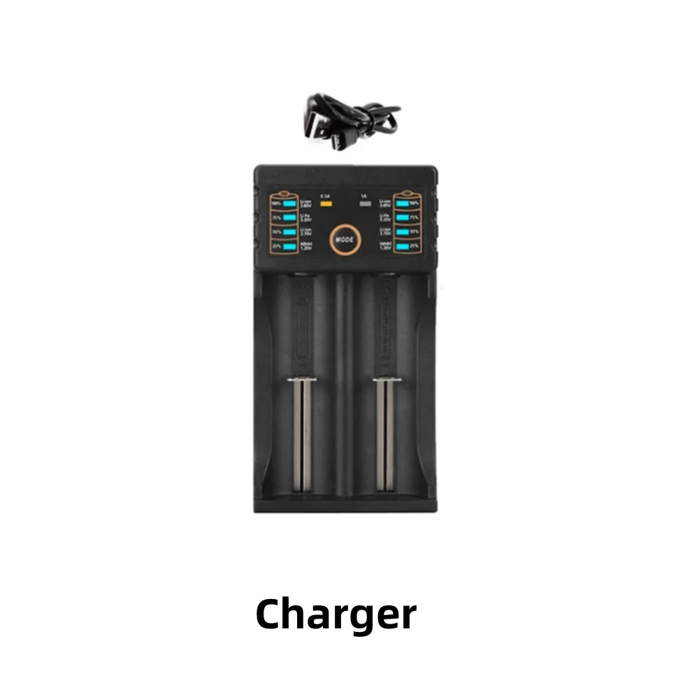 Batería litio 26650 recargable 3,7 V para linterna