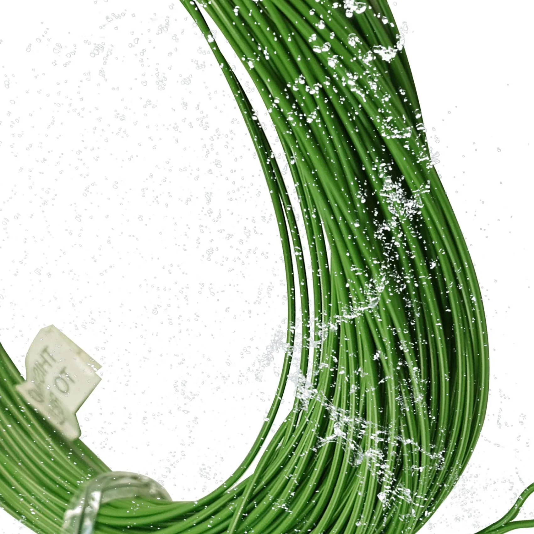 Línea de pesca con mosca de hundimiento lento, monofilamento de nailon de hundimiento completo con revestimiento de PU, color verde oscuro, 25,91 metros, IPS3-4 de fundición suave - imagen 3