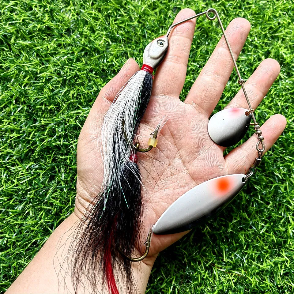 MUKUN señuelo De plantilla De 39G, señuelo De pesca De lentejuelas De Metal, Wobblers, señuelos giratorios, cebo De cuchara para lucio De Peche, aparejos Isca, cebos artificiales - imagen 2