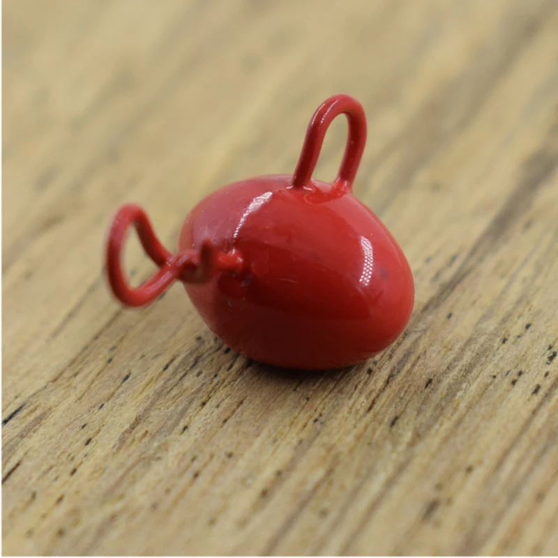 Mustad Olive hebilla rápida plomo CNJH05-RB señuelo 3g 5g plomo pesado con anillos en ambos extremos para pesca al aire libre - imagen 5