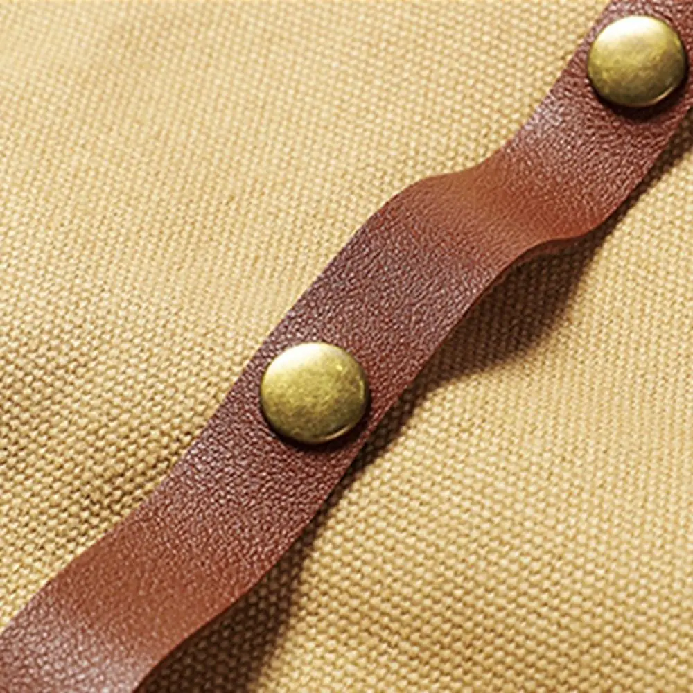 Bolsa plegable de viaje para vajilla, organizador de utensilios de cocina con múltiples bolsillos, enrollable - imagen 2