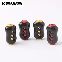 Kawa 1 pieza, nuevo carrete de pesca, perilla de carcasa de fibra de carbono para carrete S/D, perilla de mango incluida 2 rodamientos, accesorio basculante de carrete de pesca DIY