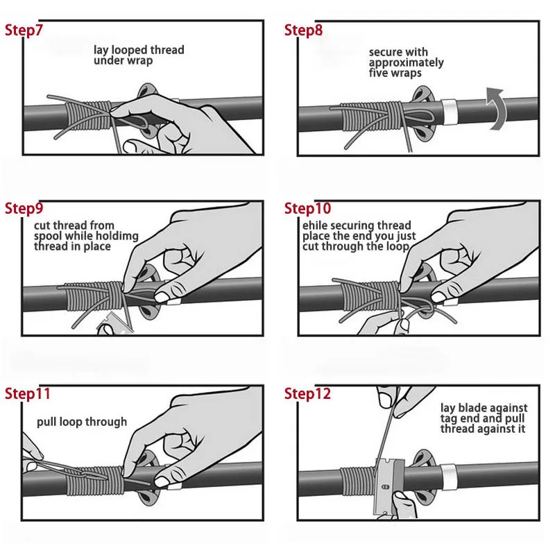 TAKEDO-varilla NCP de 1650 yardas, componente de varilla de hilo de envoltura de construcción, guía de reparación DIY, accesorio de línea de atado, hilo NCP - imagen 3