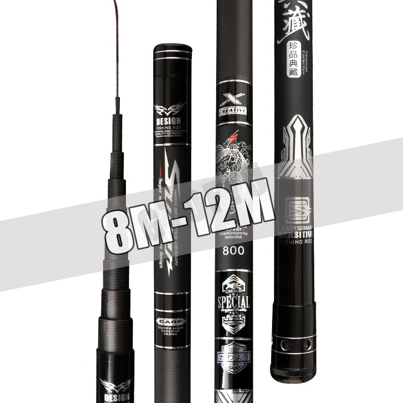 Caña telescópica de fibra de carbono – Kit Tenkara compacto para agua - imagen 2