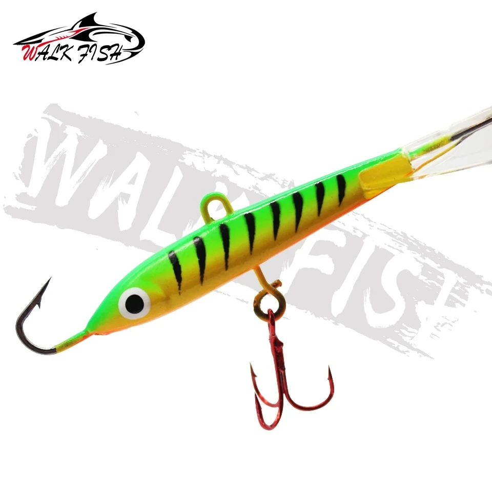 WALK FISH-señuelo de pesca en hielo, señuelo de pesca Jigging Rap con un perfil de piscardo, equilibrio para pesca en invierno, 8,3 cm, 18g, 1 unidad - imagen 2