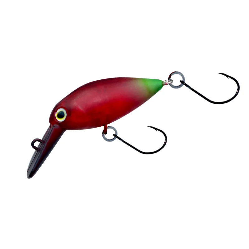 MUKUN Minnow 30mm 2,4g flotante 0-1,5 M señuelo de pesca para área trucha cebo artificial perca lubina Sunfish - imagen 5