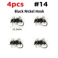 4pcs Size14 Black HK