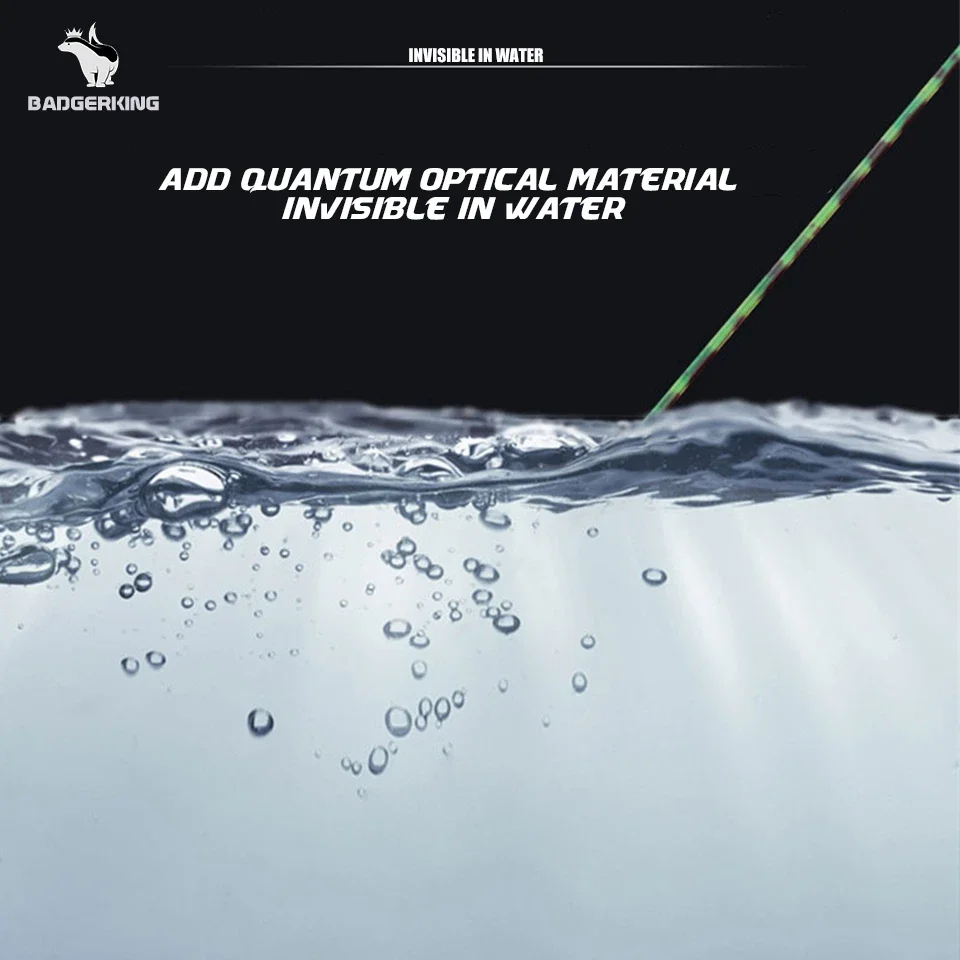 Línea de pesca monofilamento subacuática para pesca de carpa, 100m, mástil de camuflaje, línea principal y líder de línea de pescado - imagen 3