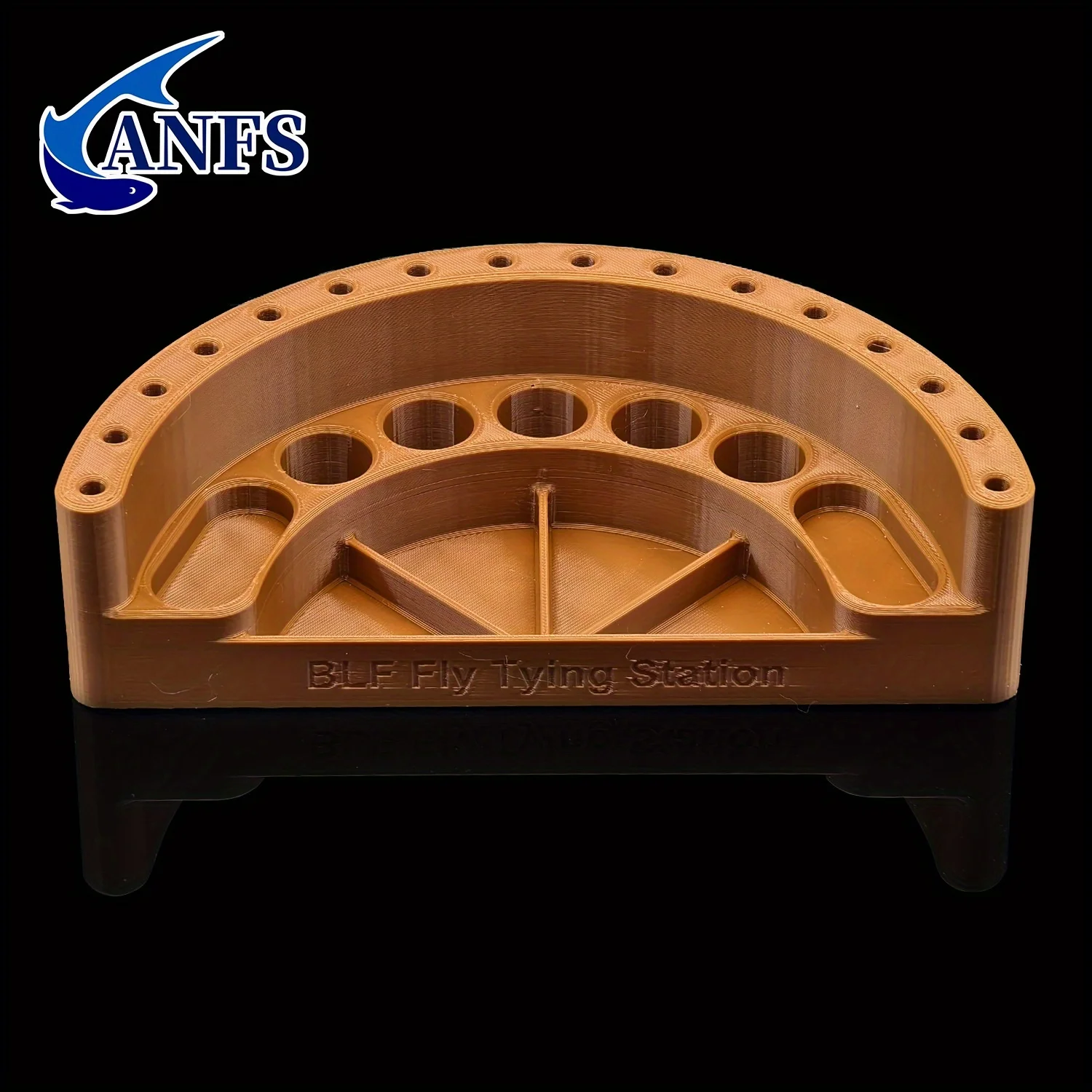 ANFS Premium Fly Tying Caddy Organizer - PETG Fly Tying Station Accesorios de pesca ideales para pescador - imagen 4