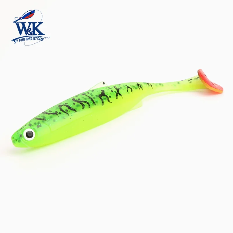 Señuelos blandos Swimbait Hoduller Shad para Zander Pike, cebo de pesca de 3,9 pulgadas, cola de paleta flotante, 10cm, 5 uds./PK - imagen 3