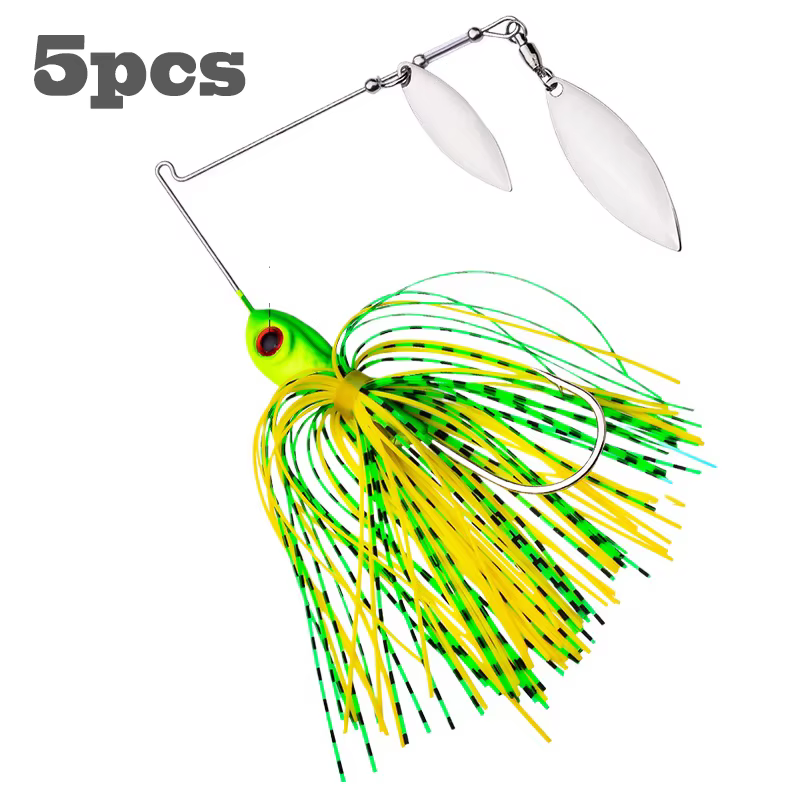 Wire Bait Jig Plomo con Falda para Fondo – Señuelo rebote inferior