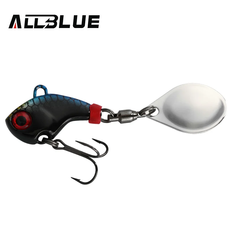 ALLBLUE CYCLONE Tail Spinner - Cuchara metalica vibrante para orilla