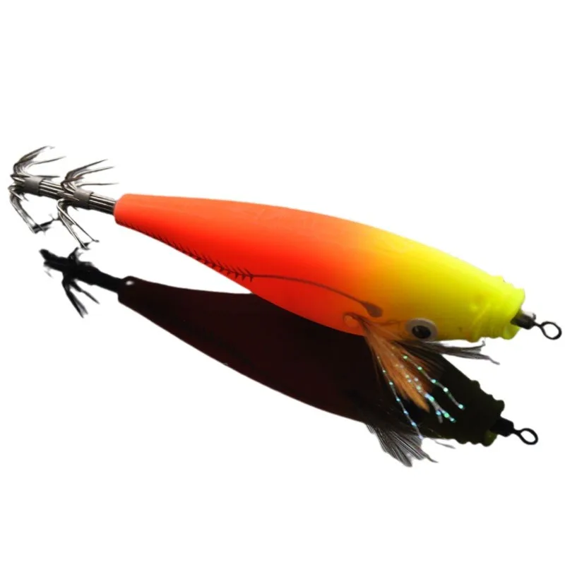 Cebo duro Artificial para camarones, anzuelo de calamar Horizontal con 2 piezas de sonido, 10g, luz nocturna - imagen 5