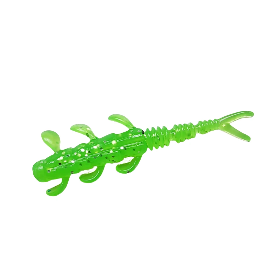 MUKUN 20 piezas TPE Mini gusano suave Señuelos de Pesca Jig Wobblers 0,35g/40mm cebos artificiales de silicona lubina carpa Pesca aparejos de Pesca - imagen 3