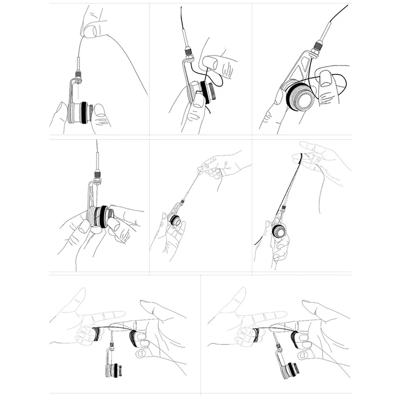 Accesorios de nudo de bobina de pesca, línea de pesca GT FG PR, anudador, herramienta de pesca, máquina bobinadora de nudos, artículos de aparejos para pesca - imagen 3