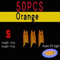 50pcs S Orange
