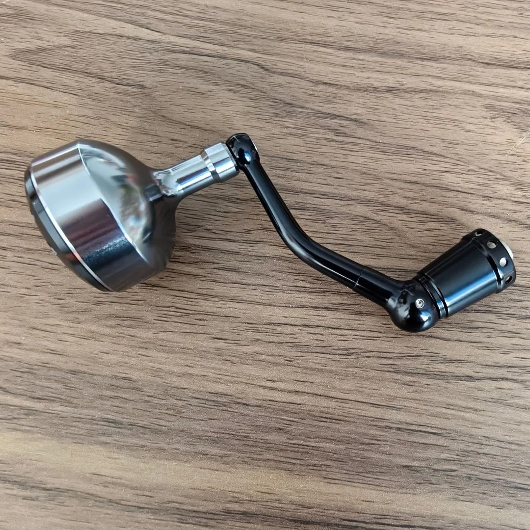 Carrete de pesca giratorio de Metal, balanceo plegable con mango para carrete de pesca tsurinoya, oso marrón, perilla de rueda 5000, 1 ud. - imagen 4