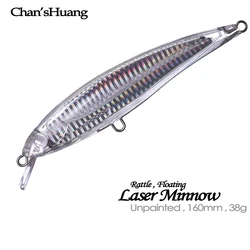 Chan'sHuang Señuelo Lazer Blanco sin pintar
