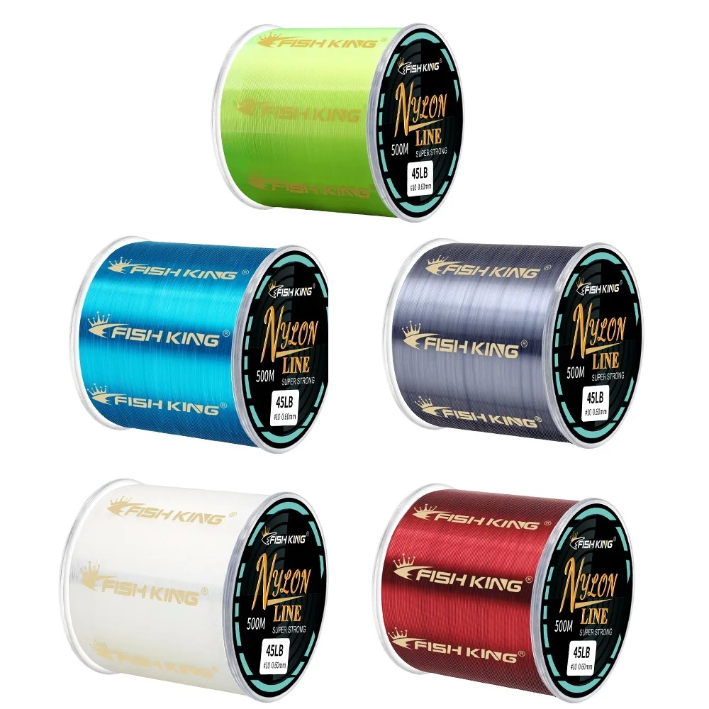 Línea de pesca de nailon de 500M Japón 0,14mm-0,50mm 4,13LB-34,32LB monofilamento súper fuerte accesorios de pesca de carpa - imagen 2