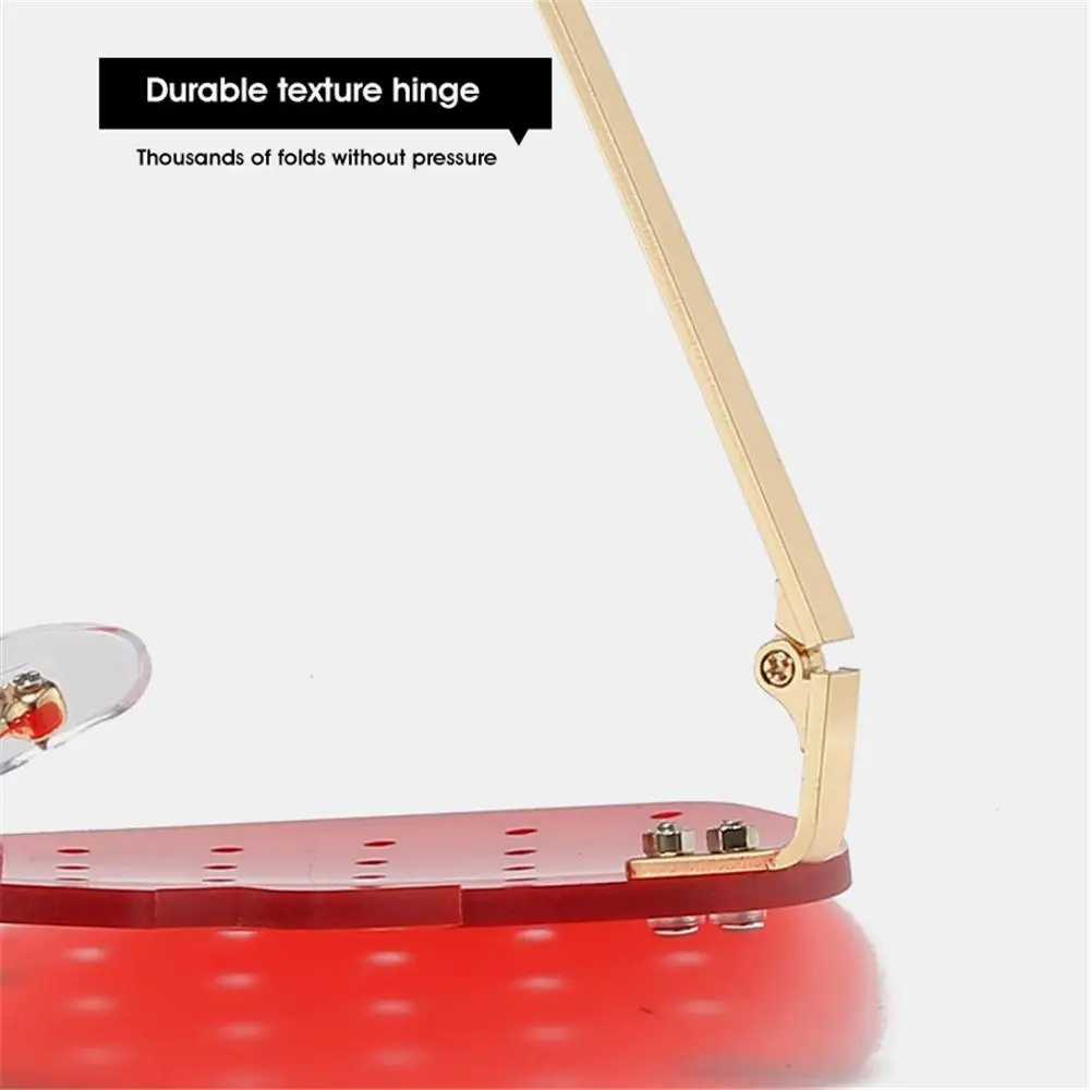 Hip Hop Party Rave Decoraciones navideñas Gafas de sol de fresa Gafas de sol - imagen 2