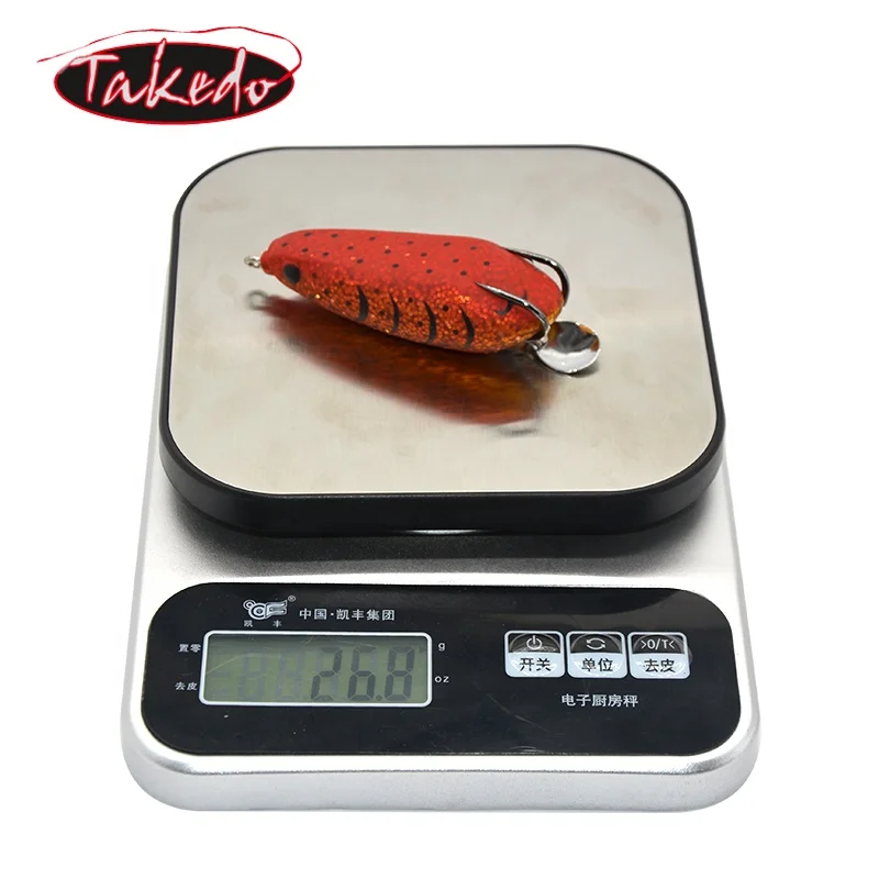 TAKEDO 2025, nuevo producto de pesca, señuelo de rana Topwater LW039, 8cm, 25g, señuelo de rana saltar, Wobbers para cabeza de serpiente - imagen 3