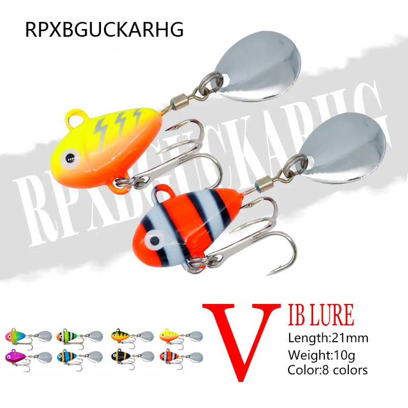 Señuelo Mini VIB metálico – Crankbait hundible para spinning