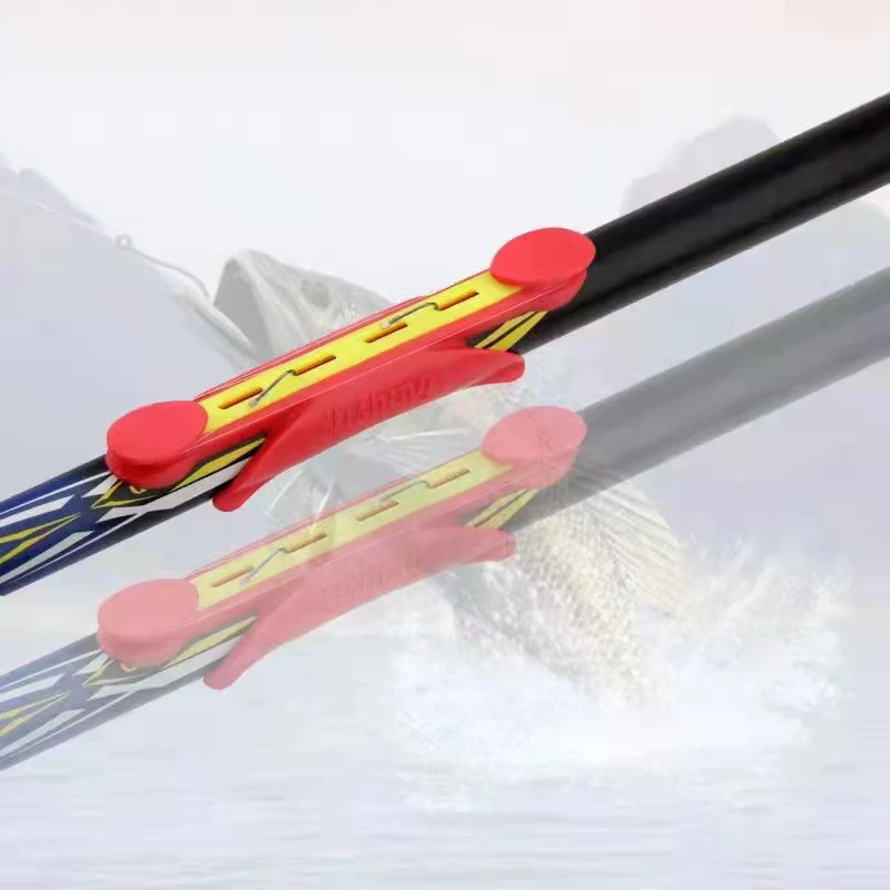 Soporte de bobinado de alambre para caña de pescar, Clips compactos, abrazadera Premium, suministros de pesca, aparejos, 2 unidades - imagen 5