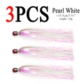 3PCS Pearl White