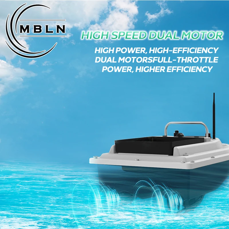 Barco cebador MBLN GPS – Radiocontrol 500m para pesca deportiva - imagen 5