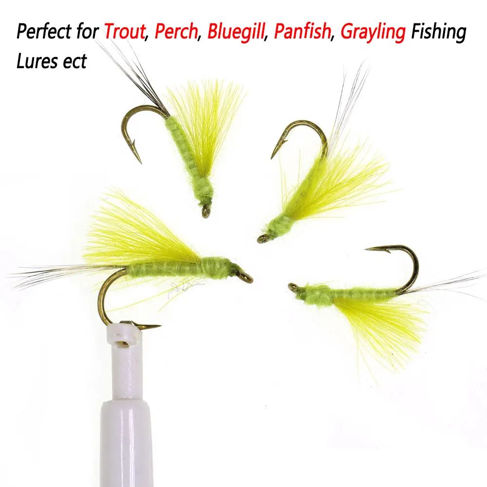 Moscas secas CDC Bimoo – Plumas con púa para trucha y grayling - imagen 5