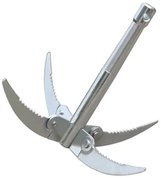 Extractor de malezas de hierro plegable para pesca