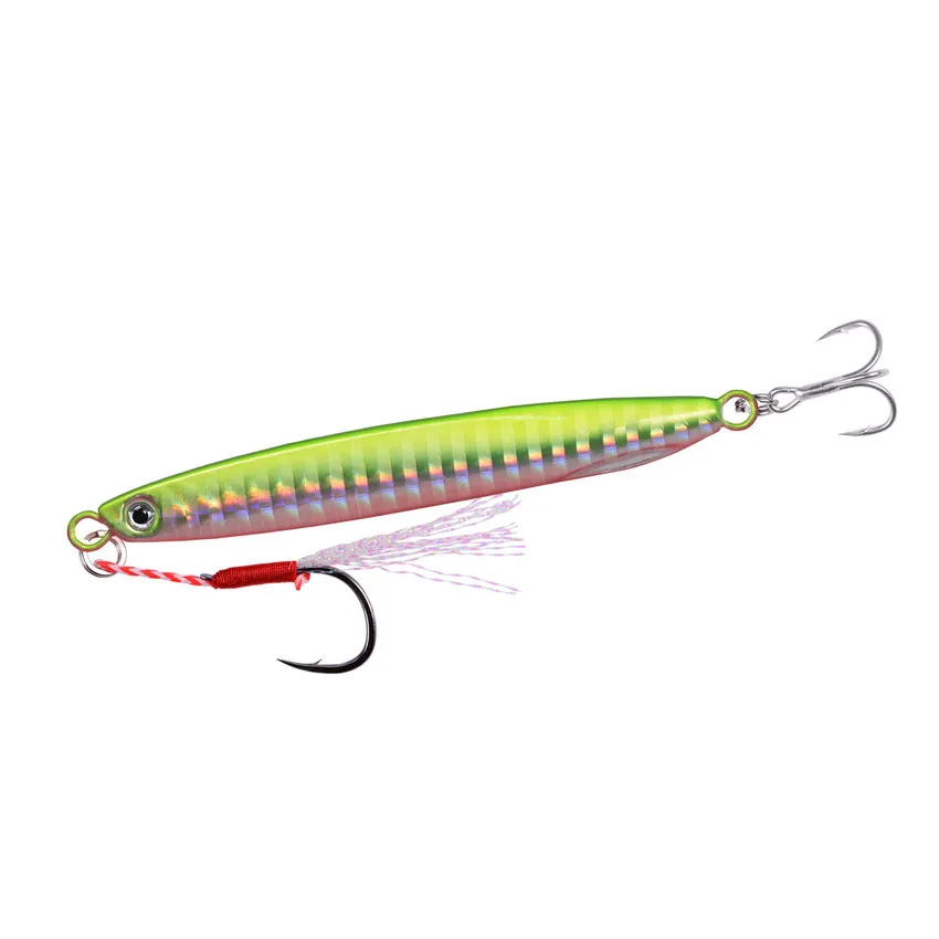 un señuelo de pesca colorido diseñado para captar peces