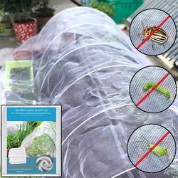 Longitud 10 m/bolsa 80 malla cubierta de protección contra insectos vegetales plantas de jardín red a prueba de insectos invernadero agrícola malla para Control de plagas