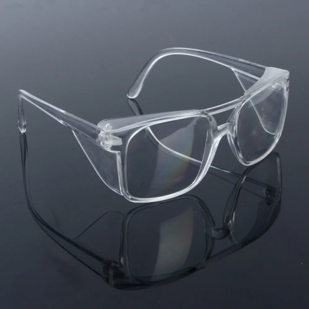 Originalidad Material de PC Gafas de seguridad Gafas de vidrio liso transparente Gafas protectoras - imagen 3
