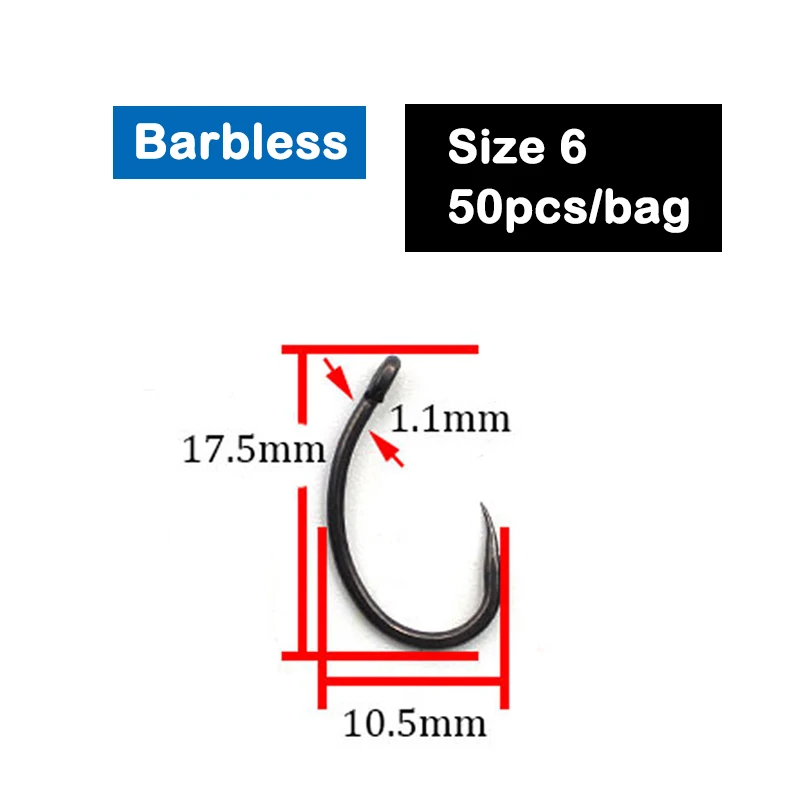 Barbless-Size 6
