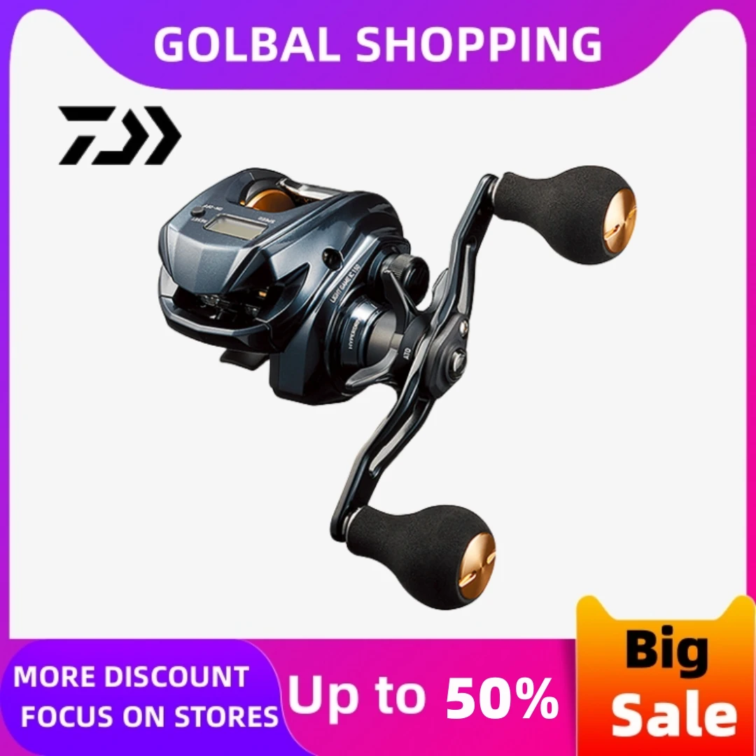 Daiwa Light Game IC carrete baitcasting 150 - Perfil bajo con panel