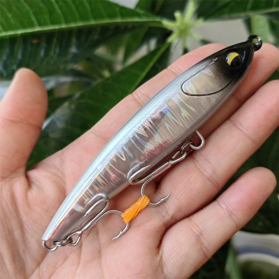 SWOLFY-SEÑUELOS DE PESCA DE lápiz que se hunden, 105mm, 28g, Stickbait de fundición larga, Wobblers, cebo duro, aparejos de pesca de agua salada de mar de invierno - imagen 4