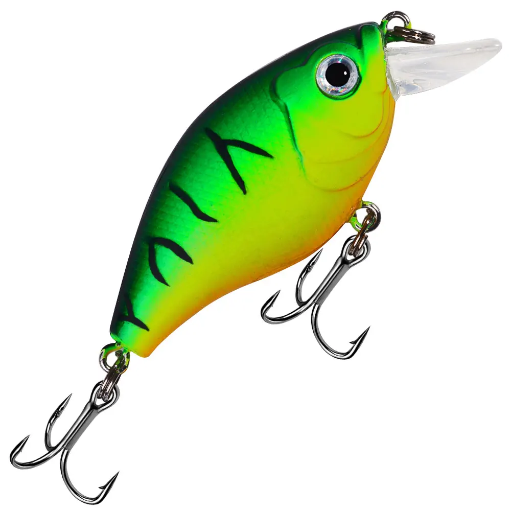 Señuelo Crankbait artificial duro para lucio con anzuelos triples