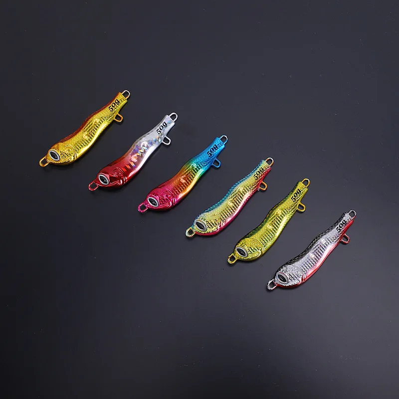 Placa de hierro en forma de serpiente en forma de S, ruta de pesca marina, cebo de plomo, barco de pesca, placa de hierro oscilante lento, cebo corto, nuevo - imagen 2