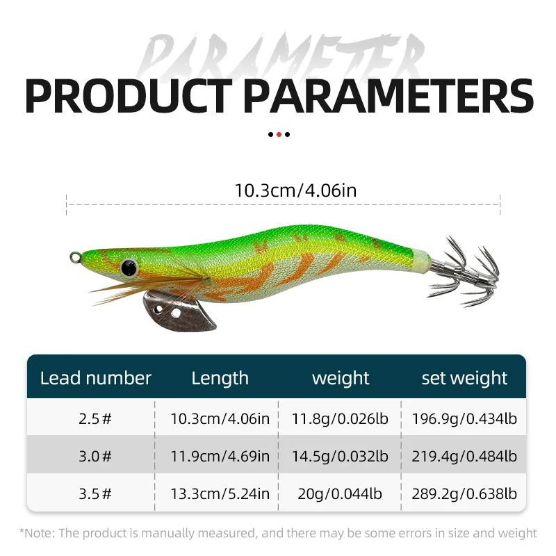 10 unids/lote anzuelo luminoso de calamar, cebo, camarón, pulpo, sepia, señuelo, plomo, camarón, cuenta con sonido incorporado, Señuelos de Pesca, plomo - imagen 2