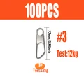 100pcs Size 3