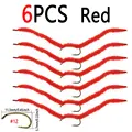 6pcs Red